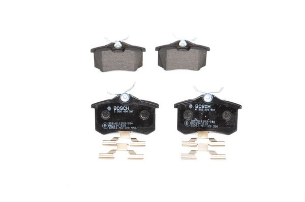 Plaquettes de frein Bosch 0986494597 à friction stable pour VW Renault
