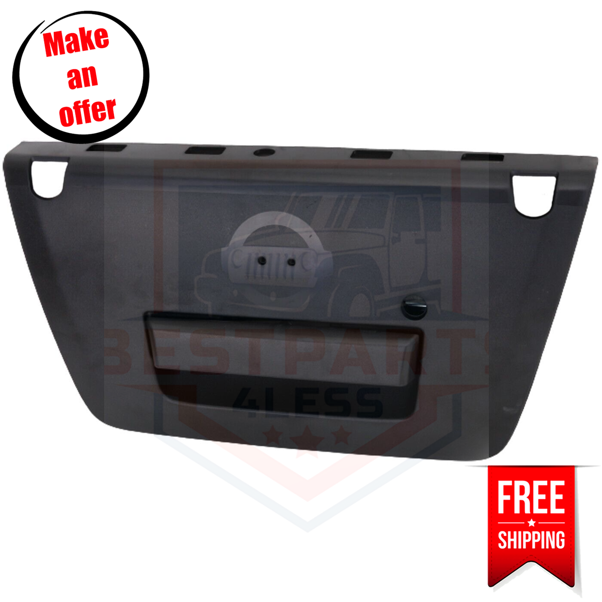 New Tailgate Handle 906069BF0A Textured Black for 2013-2021 Nissan