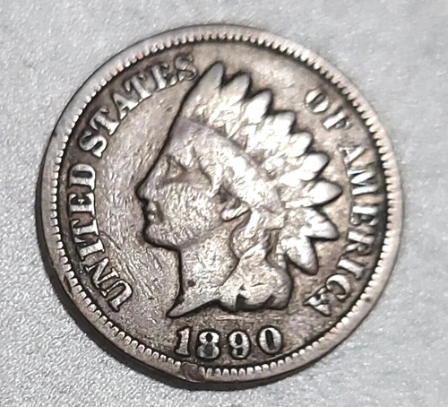 1890 Indian Head Cent — photo from another recent sale