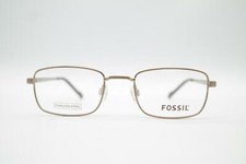 Fossil Gladstone OF1242 201 Brown Oval Glasses Eyeglass Frame New