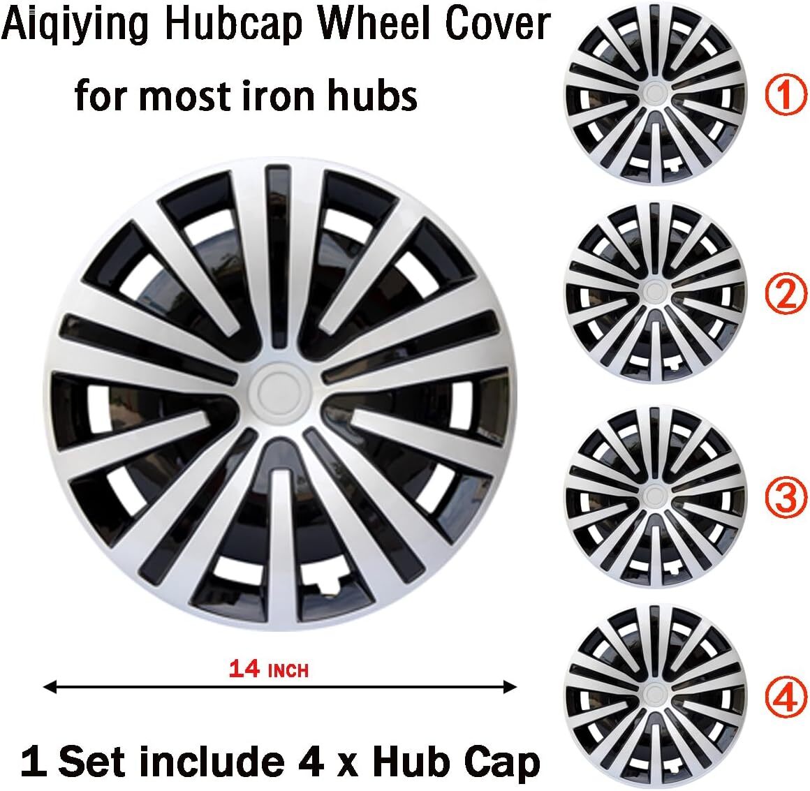 NEW Hubcap for Hyundai Sonata Premium 14inch Wheel Covers Hub Caps (4