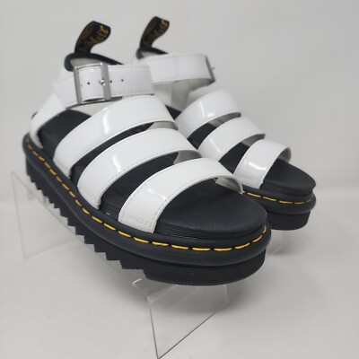 靴 Dr.Martens BLAIRE GLADIATOR Dr. Martens Women's Blaire Platform Gladiator Sandal