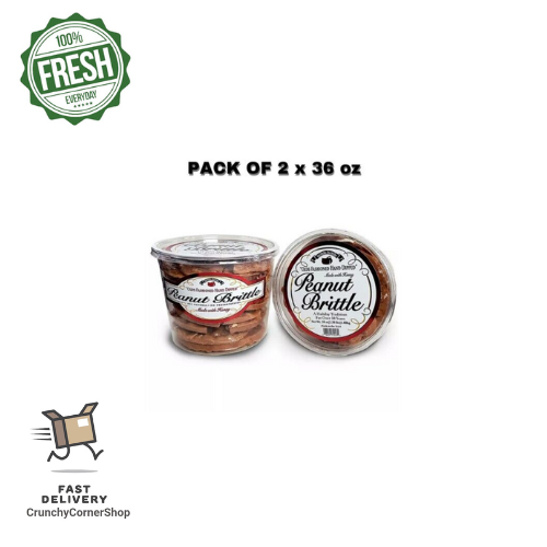 BrittleBrittle Peanut Brittle (Pack Of 2 x 38 oz.) NEW (FRESH) eBay