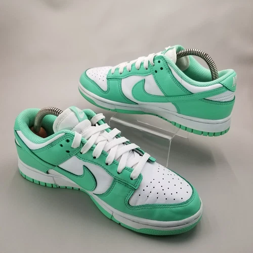 Nike Dunk Low Green Glow Women’s Size 7 Mint White DD1503-105 Shoes Sneakers