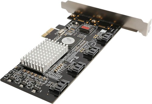 SYBA SY-PEX40008 IOCrest 4 Channels PCI-E SATA HDD Controller Card w Heatsink - Picture 6 of 7