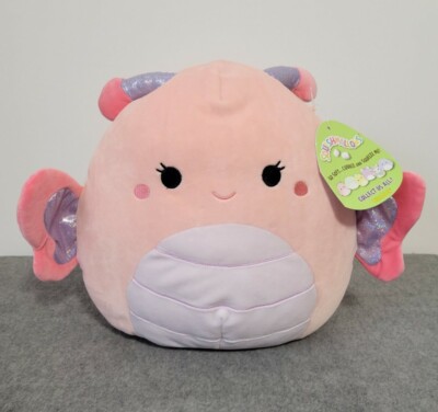 Squishmallow 11'' Maribel the Pink Sparkling Butterfly NWT HTF Easter Spring 2020