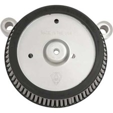 Arlen Ness Synthetic Stage 1 Air Filter Cleaner Black Backing Plate 08-16 TBW