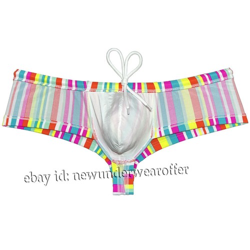 Bikini brasileño para hombre Traje de baño Calzoncillos de natación Calzoncillos Tablero Pantalones cortos Traje de baño escaso - Imagen 52 de 144