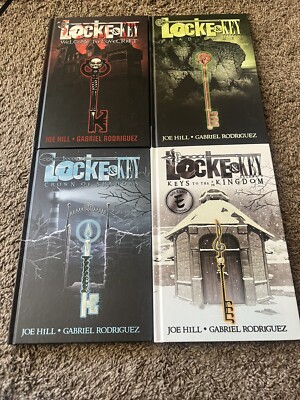 LOCKE & KEY VOL. 1-4 HC LOT JOE HILL GABRIEL RODRIGUEZ IDW 1 2 3 4 BRAND NEW