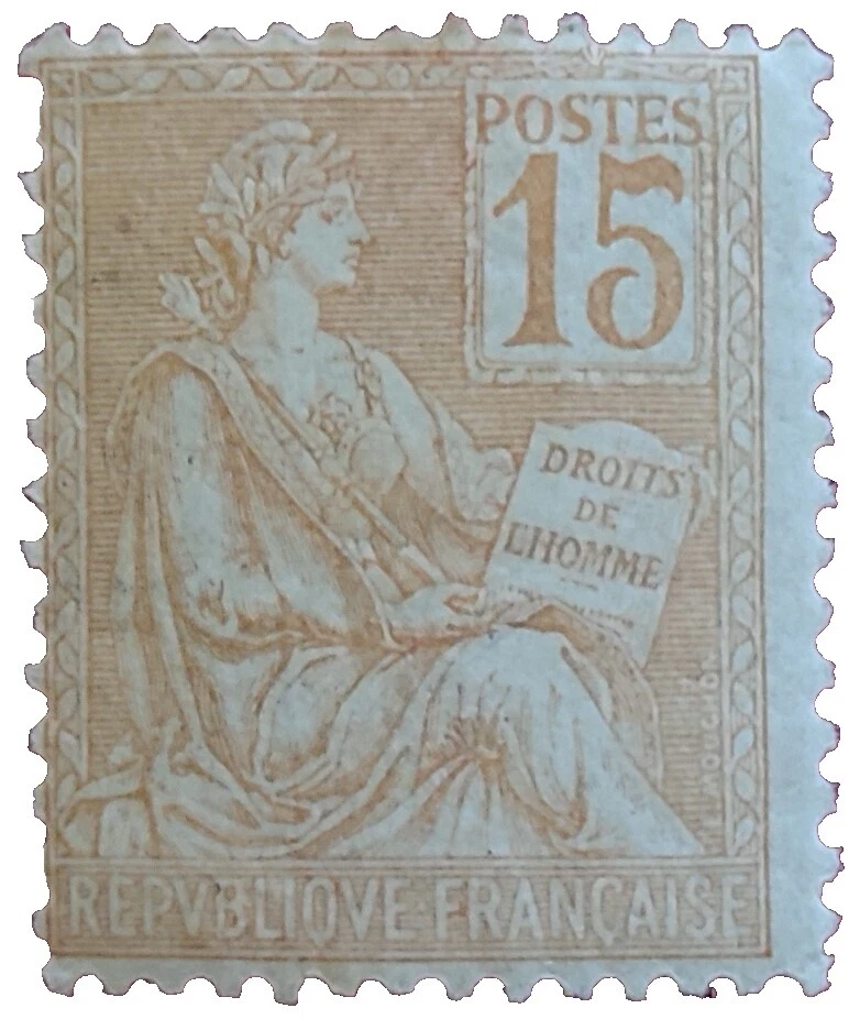 Colonias Francesas y sellos postales con bisagras de Menta