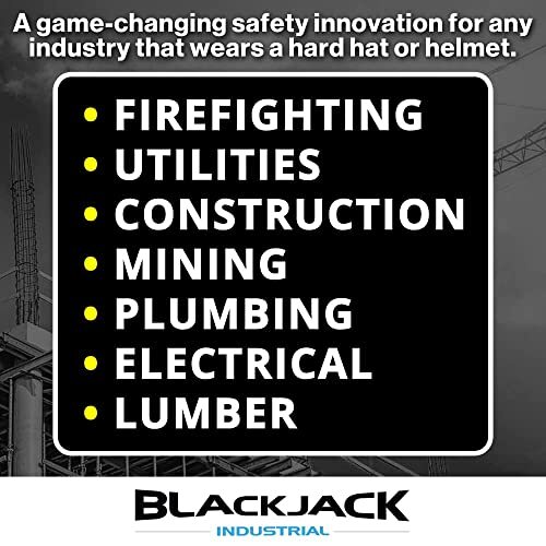 Blackjack Industrial BJI001 Hard Hat Clips for Headlamps and Lights