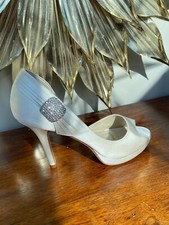 Rainbow Couture Tesi, Brautschuhe UK7/40, Ivory Satin 