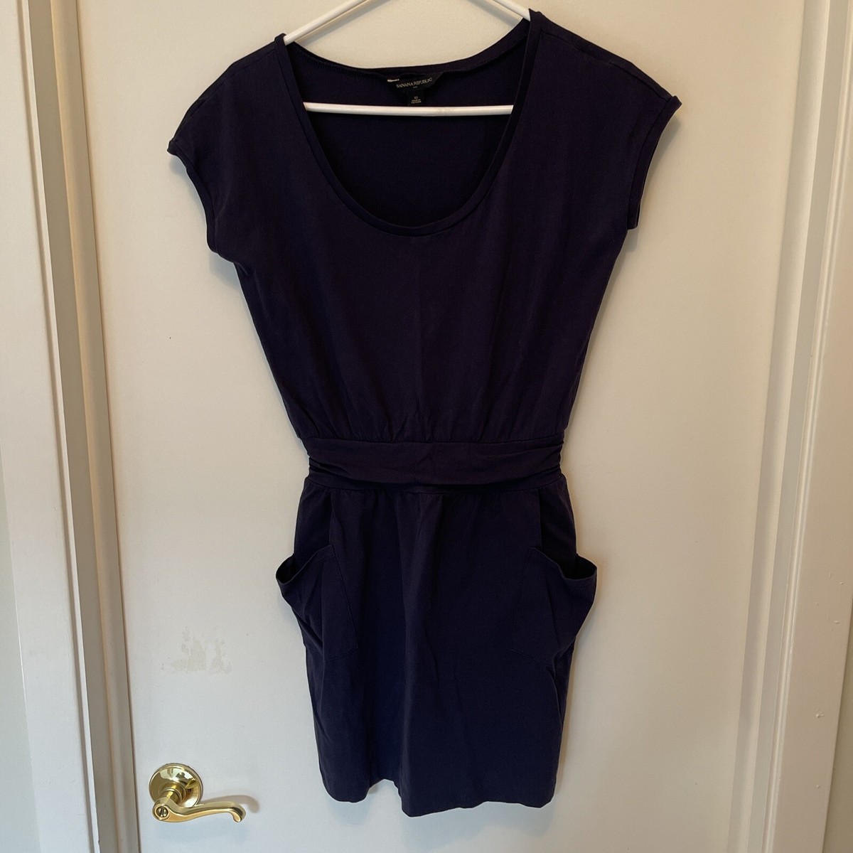 bonny lace trim cotton mini dress Vintage Banana Republic 100% Tee Shirt Womens XSmall Navy Size:30X30 The Best Cover-Ups for Product Type:4 Piece Bedroom Sets Ladies dresses length sleeves