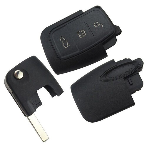 3 Buttons Flip Keyless Entry Remote Folding Key Fob Shell For Ford Focus 2005-10 - Picture 7 of 9