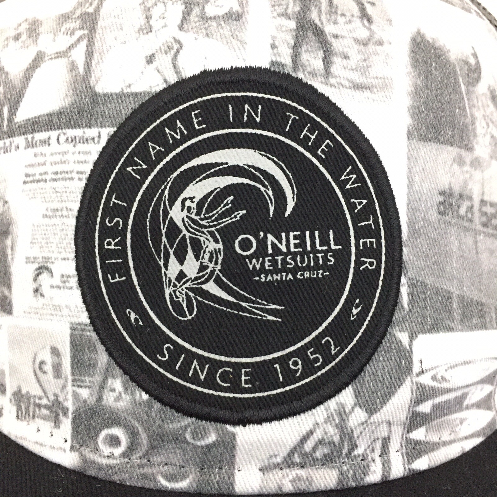 ONeill Surfer Patch Hat Spell Out Script Logo Bea… - image 2