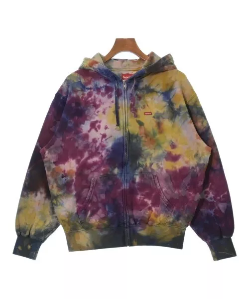 Sweat à capuche Supreme BluexYellowxOrangexVioletc.(Tie dye) S 2200536233059