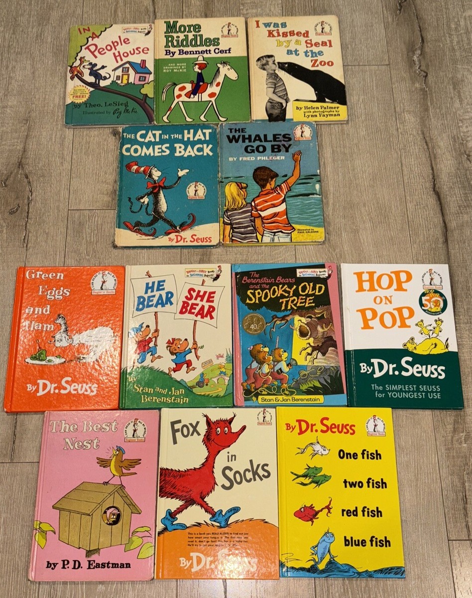 HUGE LOT - DR. SEUSS BEGINNER BOOKS - 12 HARDCOVERS 6