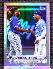 WANDER FRANCO/VLADIMIR GUERRERO JR.  -  2022 TOPPS RAINBOW FOIL & BASE   #329 