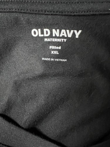 NWT Old Navy Woman V Neck Maternity Soft FabricTee, Plus sz 2XL Long Sleeves - Picture 6 of 8