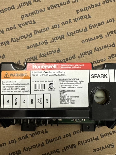 Honeywell S8600M Spark Ignition Control Module (Used)
