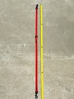 K9 Tactical Gear Heavy Duty Biothane Dog Leash, Short Adjustable Red — photo 3