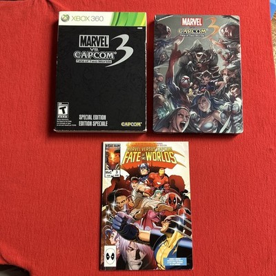 Marvel Vs. Capcom 3 Fate of Two Worlds - Steelbook - Comic - Special Ed Xbox 360