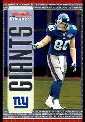 2005 Bowman Chrome #38 Jeremy Shockey New York Giants