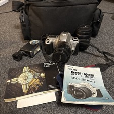 Canon EOS Rebel 2000 35mm SLR Film Camera Bundle With Bag - No Power
