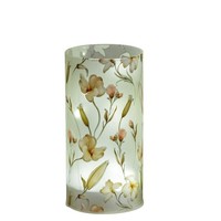 Led Deko Licht Tischlampe BlüTentraum Zylinder H. 16Cm Satiniert Formano F26