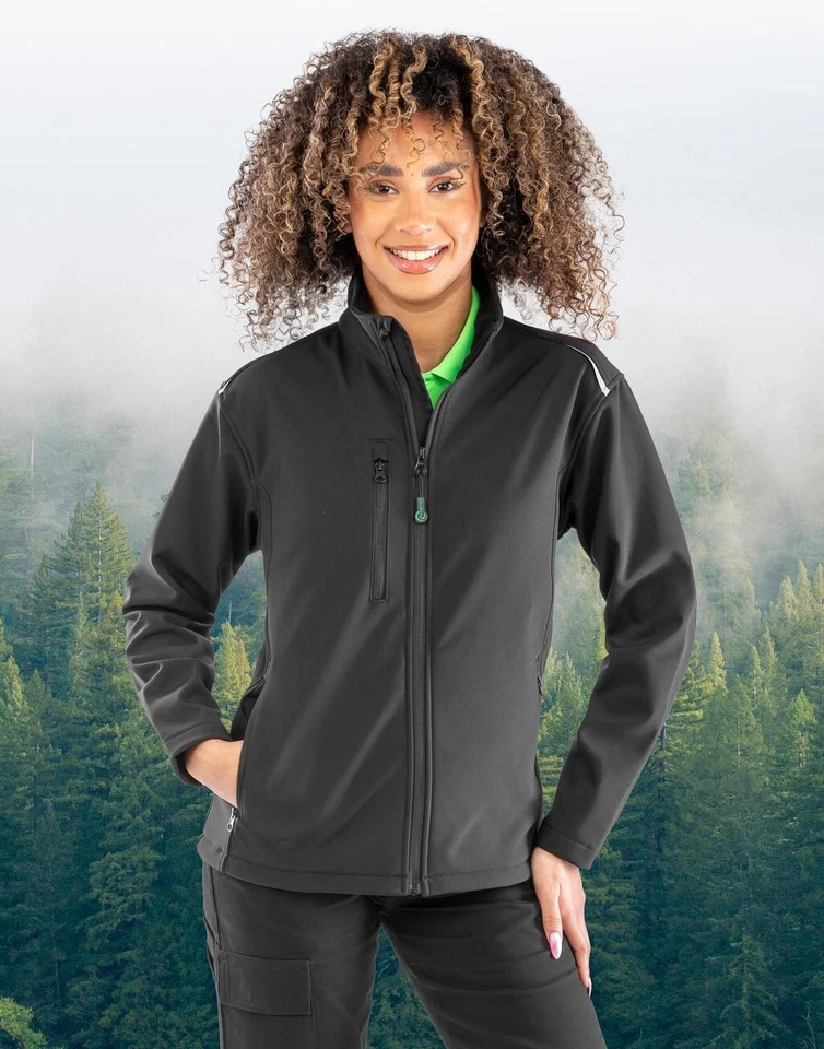 Womens Recycled 3-Layer Printable Softshell Jacket | Result Genuine Recycled - Bild 1 von 1