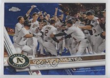 2017 Topps Chrome Sapphire Edition /250 Oakland Athletics Team #558 0x1