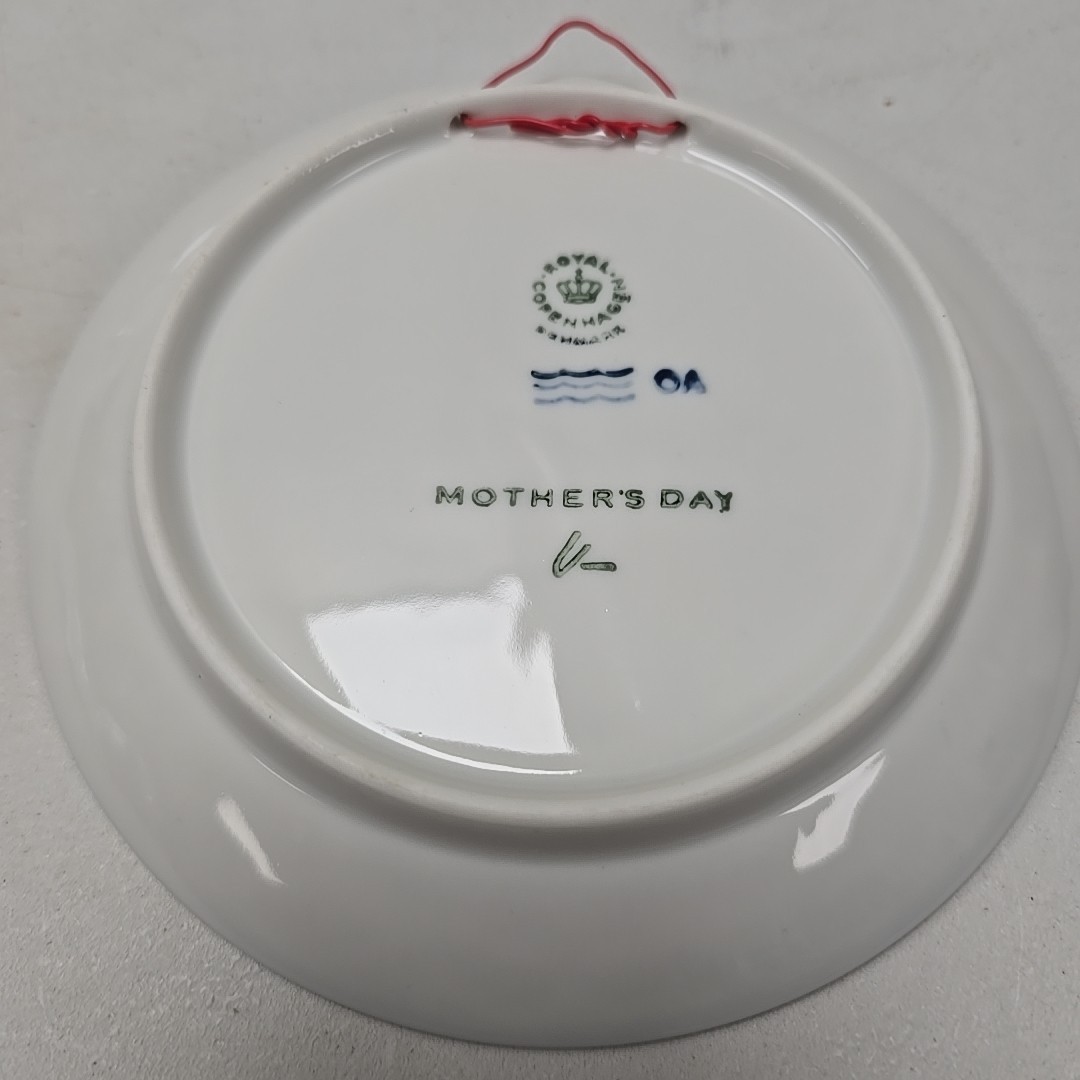 Set of 5 B&G Royal Copenhagen Mors Dag Mothers Day Plates Blue