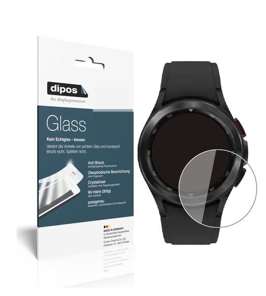 2X Schutzfolie FüR Samsung Galaxy Watch 4 (40 Mm) - Anti-Shock 9H Folie Dipos-image