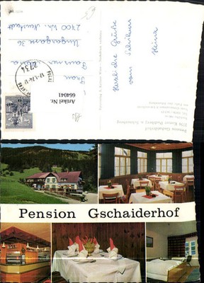 664041,Mehrbild Ak Puchberg a. Schneeberg Pension Gschaiderhof