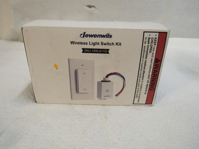 Dewenwils Wireless Light Switch Kit HWLS11Q 15A