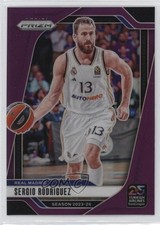 2024 Panini Prizm Turkish Airlines EuroLeague Purple 96/99 Sergio Rodriguez 14mf