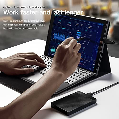 UnionSine HD2510 Ultra-Slim Portable External Hard Drive 5TB 2.5-inch USB 3.0 - Picture 5 of 5