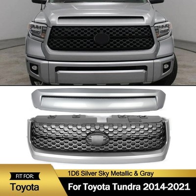 2014-21 For Tundra　1枚 Toyota Hood Grille Bumper Front Sky Silver 1D6 Tundra マジック：ザ・ギャザリング