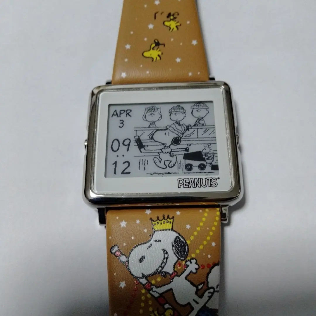 EPSON Smart Canvas Snoopy Watch SEIKO Digital Peanuts Carnival