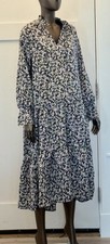 Glamorous Black Floral Midi Tiered Dress Women’s 6 New with tags