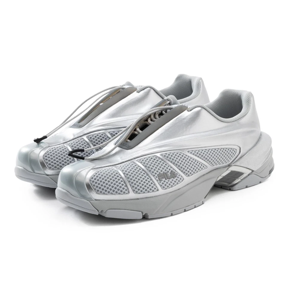 FILA Replica 2002 Grigio Bianco Argento 1RM02752G071 Taglia Uomo - Immagine 2 di 4