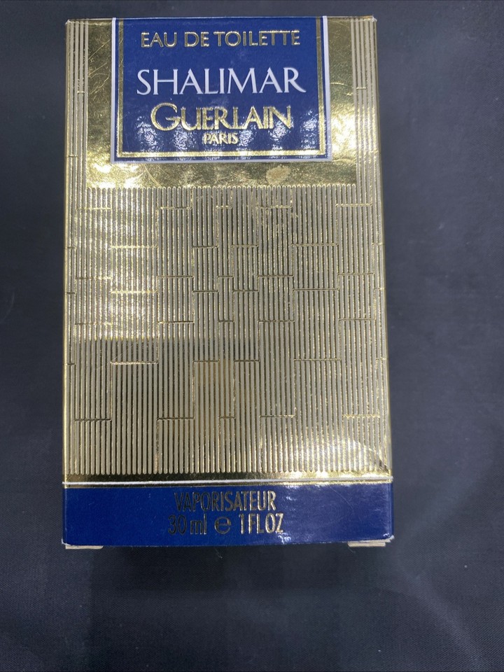Vintage Guerlain Paris Shalimar Perfume Eau De Toilette 30 ML 1 FL. OZ ...