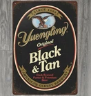 Yuengling Black & Tan Beer 8 x 12 Vintage Novelty Metal Sign Made In USA New!