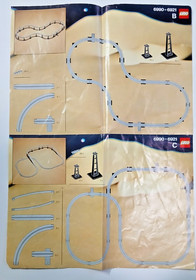 GENUINE LEGO SET 6921 MONORAIL ACCESSORY TRACK EMPTY BOX WITH INSTRUCTIONS ONLY
