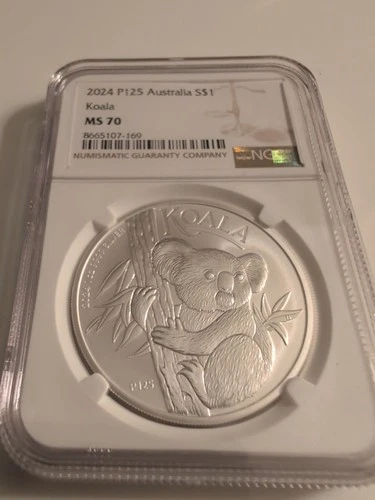 2024 P125 Australia S$1 Koala MS70 NGC