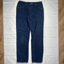 Vintage Lee Made In USA Union Made 1980s/1990s Blue Denim Jeans Men  s 36  X 32  
