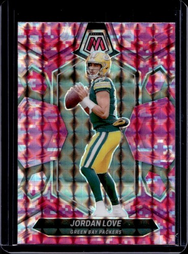 2024 Panini Mosaic Jordan Love Camo Pink Prizm #78 Packers