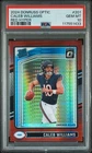 PSA 10 2024 Panini Donruss Optic Caleb Williams Red Hyper Prizm Rated Rookie SP