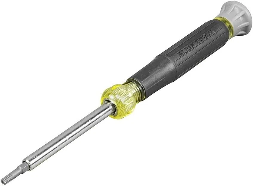 Klein Tools 32585 Multi-bit Precision Screwdriver Set, 4-in-1 Yellow/Black - Image 3 of 4