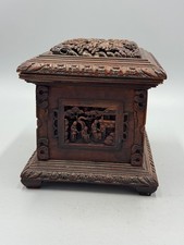 雕刻木盒在中式古董盒子| eBay